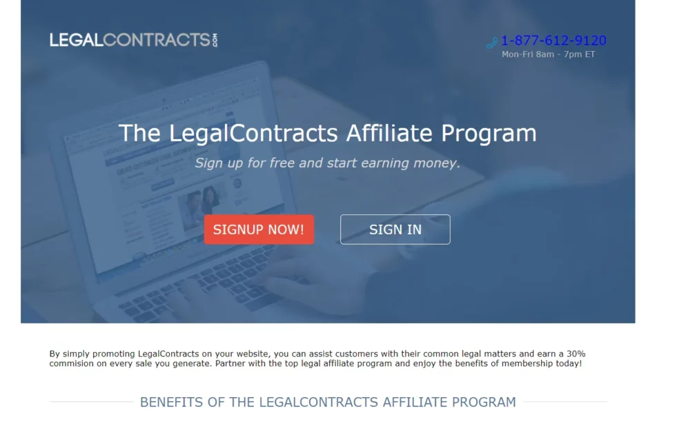 legalcontracts affiliate program