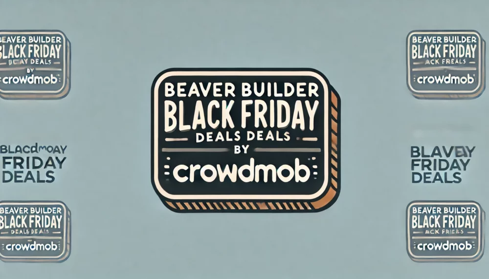 Beaver Builder Black Friday Deals