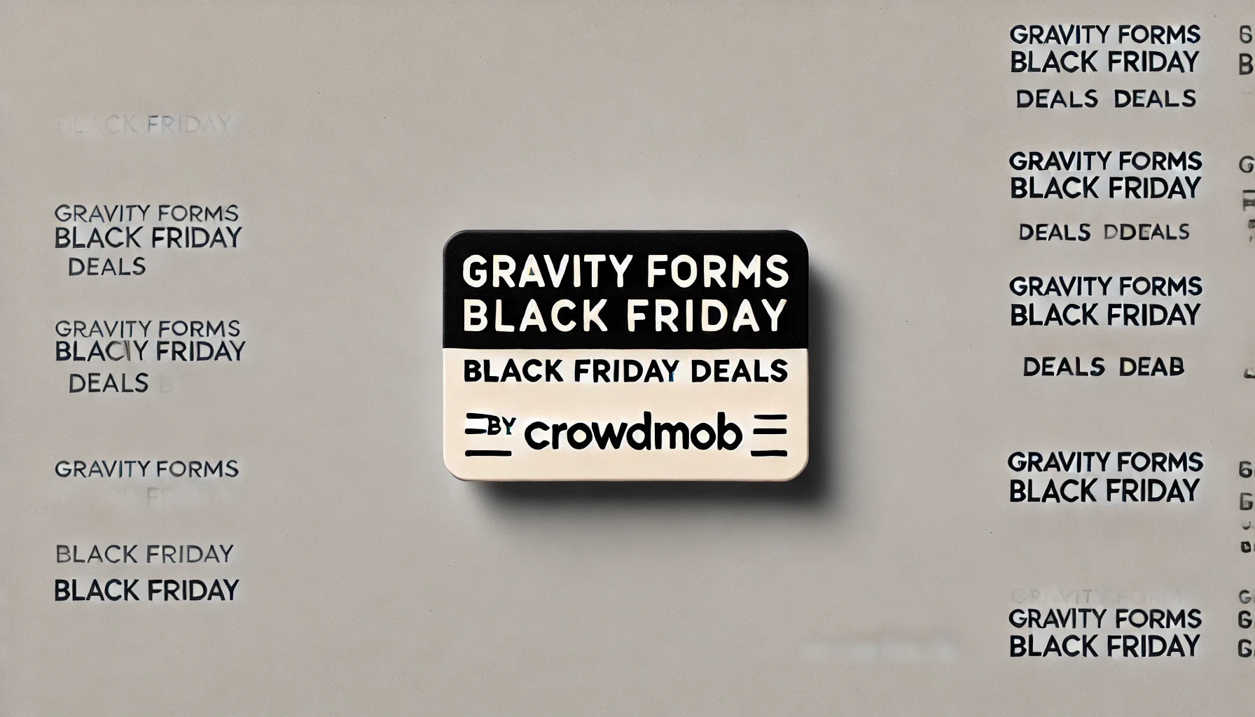 Gravity Forms Black Friday Deals