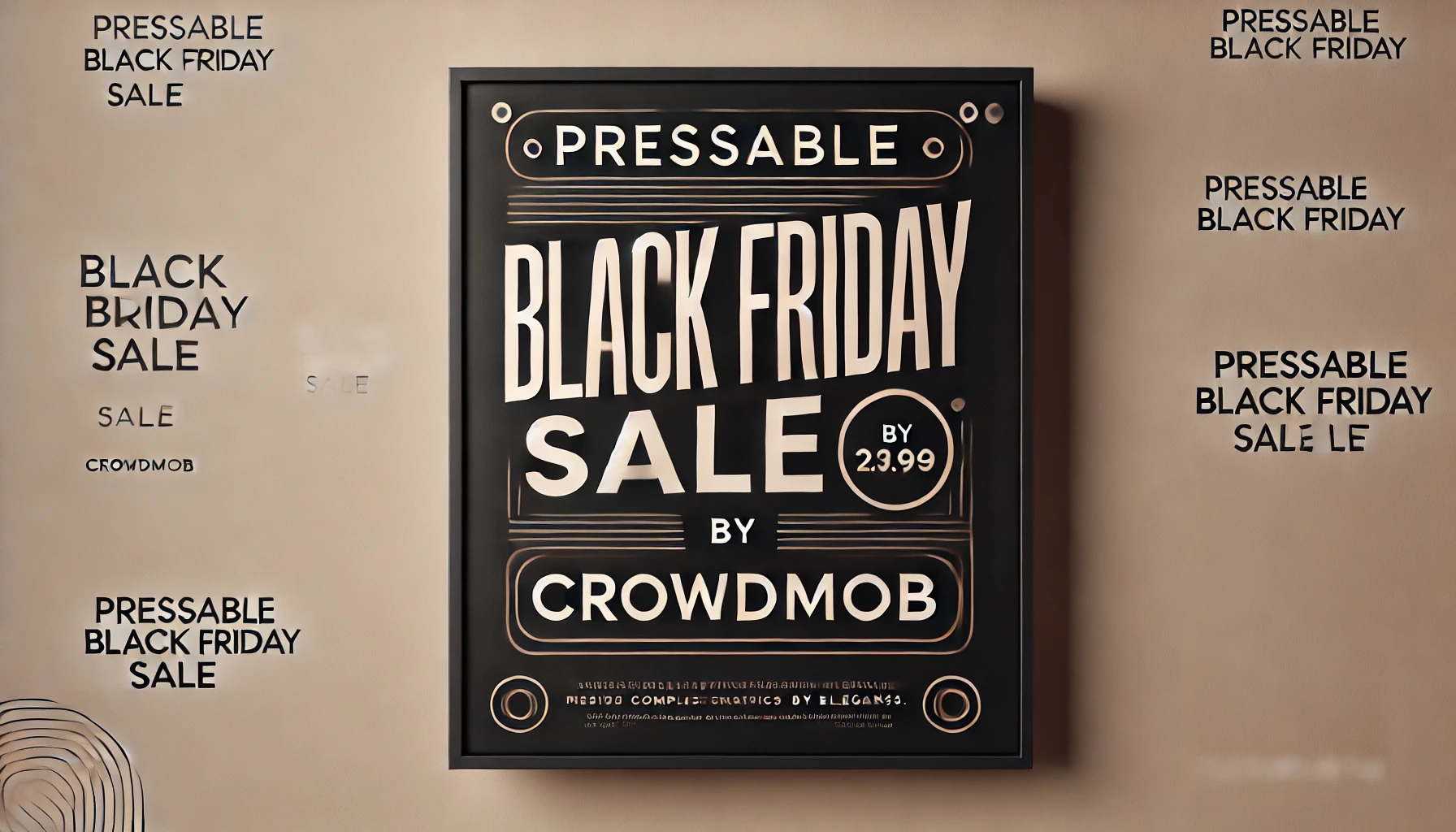 Pressable Black Friday Sale