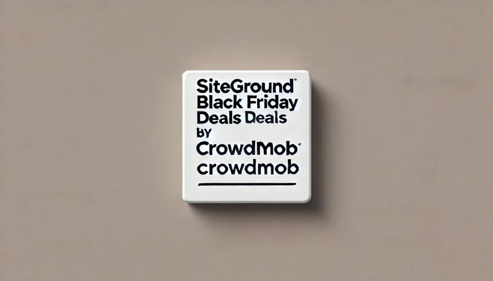 SiteGround Black Friday Deals