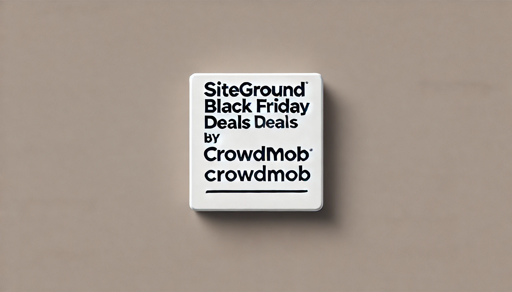 SiteGround Black Friday Deals