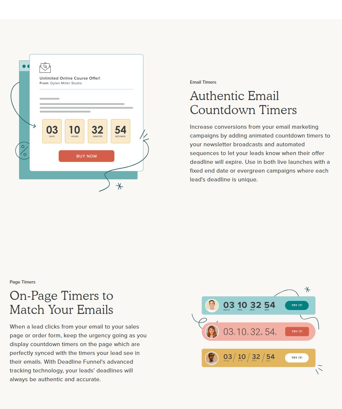 Features of Deadline funnel