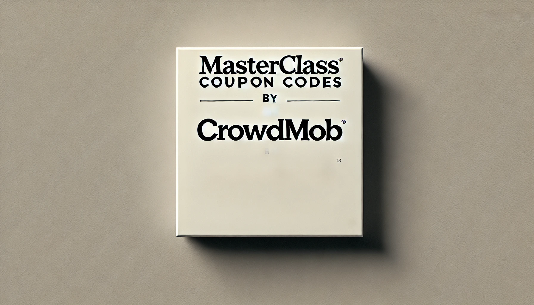 MasterClass Coupon Codes