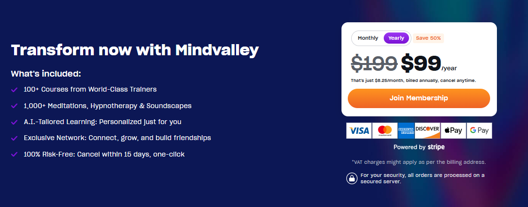 mindvalley pricing