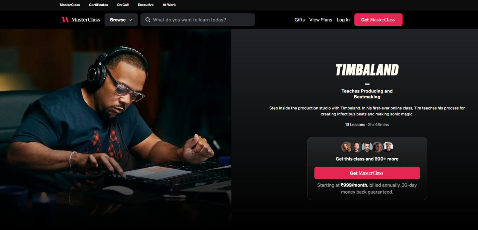 Timbaland Teaches Producing and Beatmaking